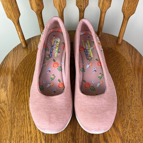 Skechers Wmns Sz 11 Microburst Botanical Paradise Walking Sneakers Ballet Shoes - Picture 2 of 16